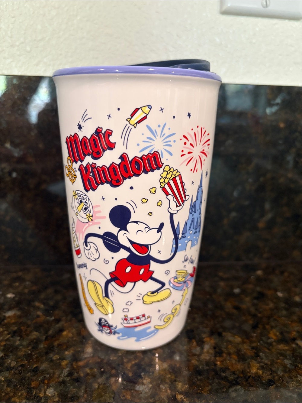 Disney’s Magic Kingdom Porcelain Starbucks Tumbler